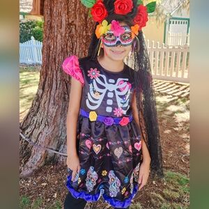 Dia De Los Muertos Dress 7/8